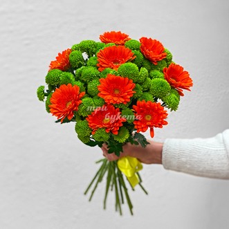 Букет из 9 гербер