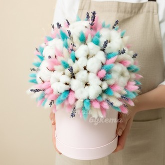 Разноцветный лагурус в коробке Разноцветный лагурус в коробке